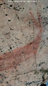 Pinturas rupestres del Prado del Azogue. Grupo II. Cabra o ciervo inferior