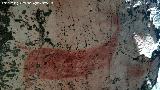 Pinturas rupestres del Prado del Azogue. Grupo II. Cabra o ciervo inferior