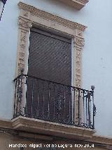 Casa de la Calle Carrera de las Monjas n 17. Balcn