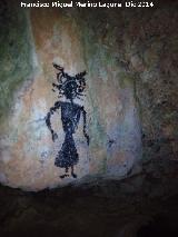 Pinturas rupestres falsas de la Cueva de la Solana. 