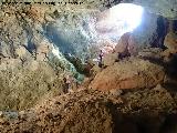 Cueva de Villanueva. Salida