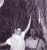 Camino de la Canalizacin. Foto antigua. Cueva descubierta y tapada al hacer lo tneles