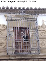 Casa de La Inquisicin. Rejera con cruces Calatravas a los lados