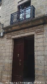 Casa de la Calle Concepcin n 16. Portada y balcn