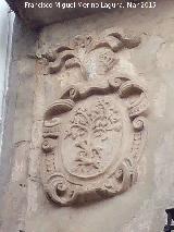 Casa de la Calle del Rojo n 55. Escudo izquierdo