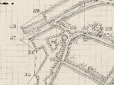 Castillo de Navas de San Juan. Plano topogrfico de 1894