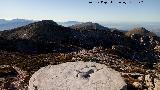 Pea Jan. Vistas desde la cumbre del Mgina, Pea Jan, Almadn y el Ponce