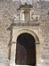 Iglesia de la Santa Cruz. Portada a los pies de la iglesia