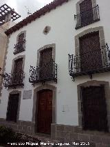 Casa de Francisco Estrella Zarco. Fachada