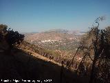 Serrezuela de Pegalajar. Zona del incendio