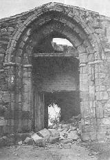 Iglesia de Santa Gertrudis. Foto antigua. Puerta Sur
