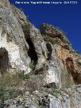 Oratorio visigodo de Giribaile. Escaleras. 