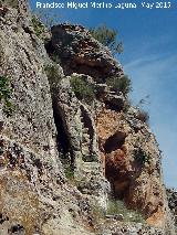 Oratorio visigodo de Giribaile. Escaleras. 