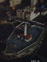 Termas romanas. Crculo azul claro