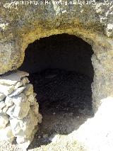 Casa cueva de la Hoya de la Sierra I. Entrada