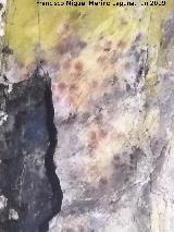 Pinturas rupestres y petroglifos de la Cueva de Doa Trinidad. Puntos