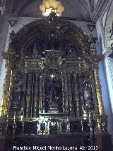 Baslica de San Ildefonso. Retablo de San Antonio Abad