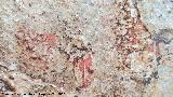 Pinturas rupestres del Abrigo de los Caones III. Resto de figura