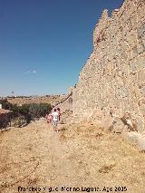 Muralla de vila. Intramuros de la parte norte