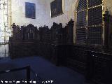 Catedral de vila. Capilla de San Bernab. Cajoneras