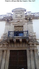 Palacio de los Venegas de Henestrosa. Portada