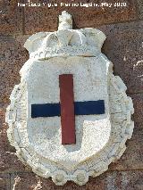 Virgen de la Paz. Escudo trinitario