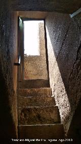 Castillo de Baeres. Escaleras de la Torre del Homenaje