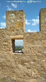 Castillo de Baeres. Tronera