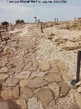 Torreparedones. Decumano mximo. 