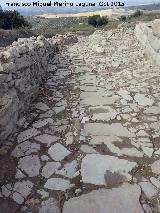 Torreparedones. Decumano mximo. 