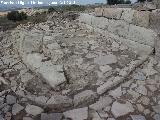Torreparedones. Decumano mximo. Interseccin con calle curva