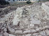 Torreparedones. Decumano mximo. Interseccin con calle curva