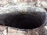 Torreparedones. Aljibe Ovalado. 