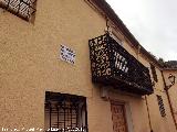 Casa de la Calle Cuevas n 2. Placa del Partido Judicial