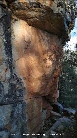 Pinturas rupestres del Arroyo de Martn Prez I. Abrigo