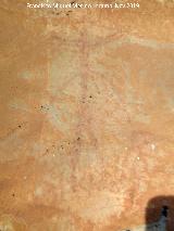 Pinturas rupestres del Arroyo de Martn Prez I. Antropomorfo