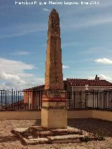 Monolito de la Plaza de la Iglesia. 