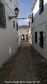 Mirador de la Villa. Callejn que da acceso al mirador