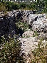 Escalera tallada de Mirabueno