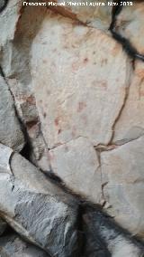 Pinturas rupestres de la Cueva de la Mina. Conjunto de puntos indito
