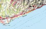 Playa del Peoncillo. Mapa
