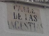 Calle de las Angustias. Placa antigua