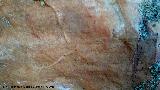 Pinturas rupestres del Arroyo del Chortal I. Restos del grupo I