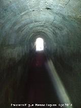 Camino de la Canalizacin de Otiar. Tnel