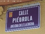 Calle Pi�drola. 
