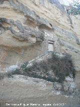 Casas excavadas en la roca. 