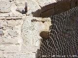 Castillo de Higuera de Calatrava. Detalle de la ventana