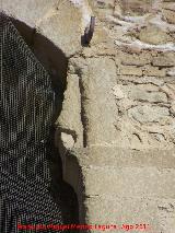 Castillo de Higuera de Calatrava. Detalle de la ventana