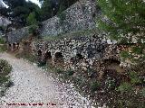Canal del Chorro. Arcos del antiguo canal