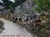 Canal del Chorro. Arcos del antiguo canal